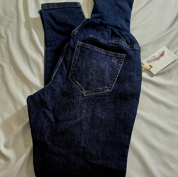 Jessica simpson womens maternity jeans blue sz m nwt - Picture 5 of 5